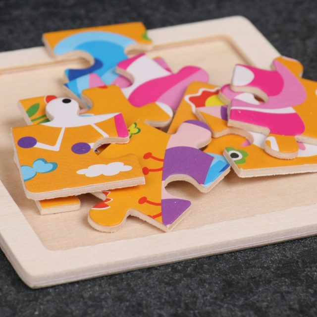 Kid's Educational Wooden Puzzles