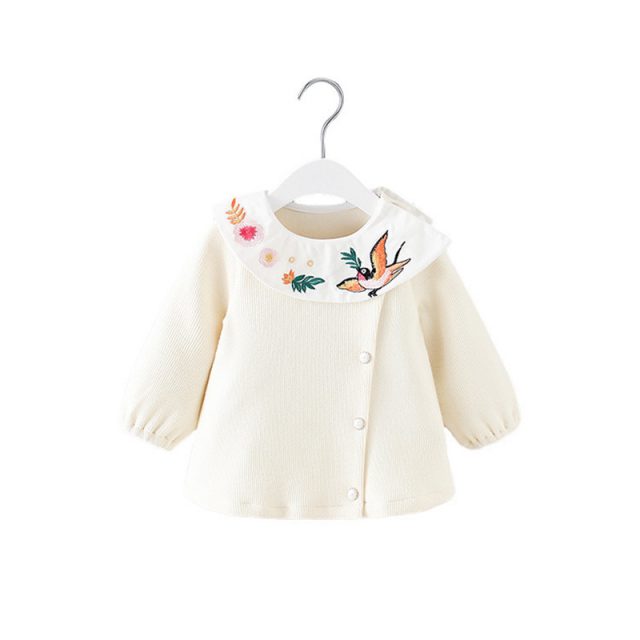 Pretty Blouse for Baby Girls with Floral Design